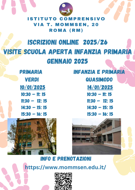 Locandina scuola aperta 2025